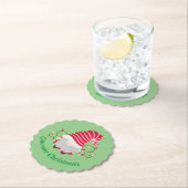 Onderzetter met kerstpapier voor gnomen kerst (Insitu)