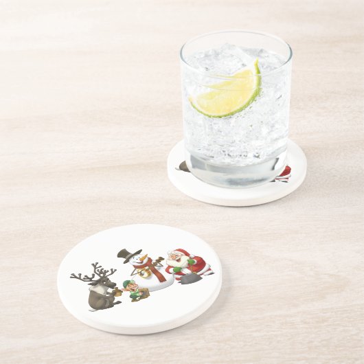 Onderzetter met kersttang (Zijkant)