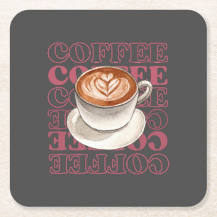 onderzetter met koffiethema