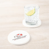 Onderzetter met logo (Zijkant)