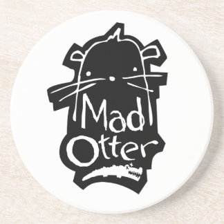 Onderzetter met Mad Otter-logo