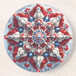 Onderzetter met Noorse kleuren Design