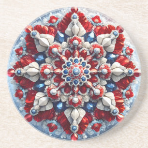 Onderzetter met Noorse kleuren Design