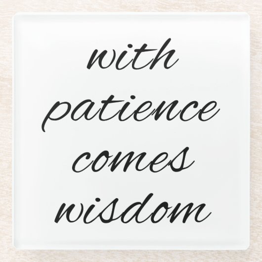 Onderzetter met patiëntglas glazen onderzetter (Voorkant)