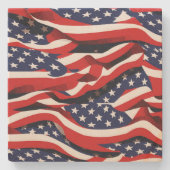 Onderzetter met patriottische stone (Voorkant)