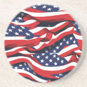 Onderzetter met patriottische stone (Voorkant)