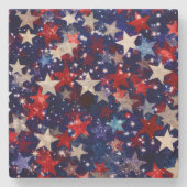 Onderzetter met patriottische stone (Voorkant)