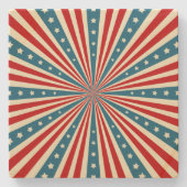 Onderzetter met patriottische stone (Voorkant)