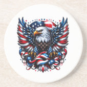 Onderzetter met patriottische stone (Voorkant)