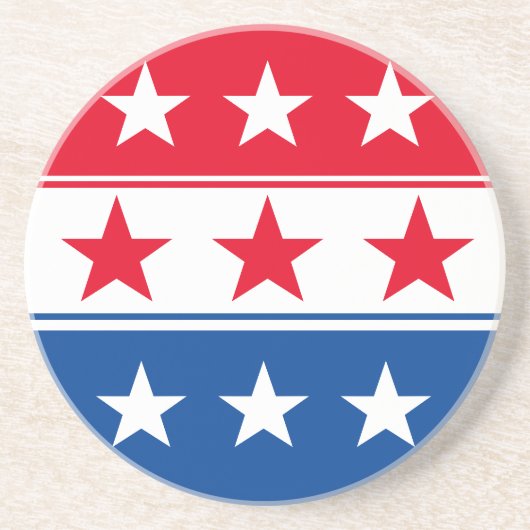 Onderzetter met patriottische stone (Voorkant)