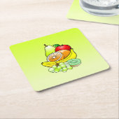 Onderzetter met pulp-bordpapier (Schuin)