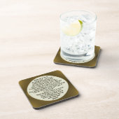 Onderzetter met ronde tuit ~ cork (Rechterzijde)