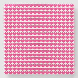 Onderzetter met roze stonstonplaat