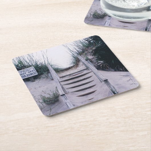 Onderzetter met Sand Dune Steps Afbeelding (Schuin)