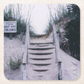 Onderzetter met Sand Dune Steps Afbeelding (Voorkant)