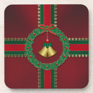 Onderzetter met sterren en kerstmankjes