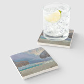 Onderzetter met strandfoto (Zijkant)