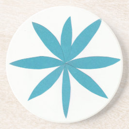 Onderzetter met Turquoise Star Design