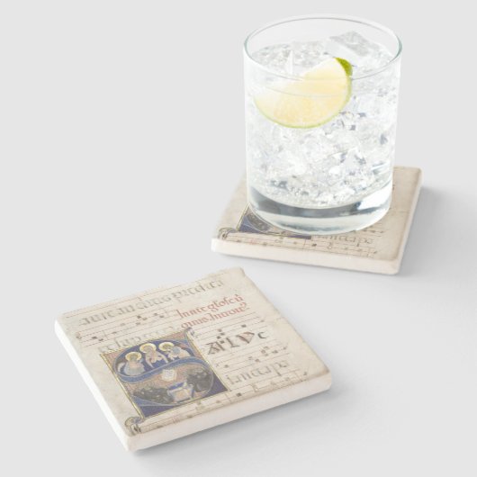 onderzetter met twee handgeschreven teksten (Zijkant)