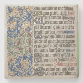 onderzetter met twee handgeschreven teksten