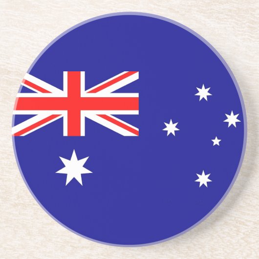 Onderzetter met vlag van Australië (Voorkant)