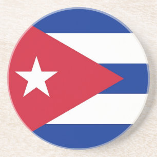 Onderzetter met vlag van Cuba