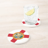 Onderzetter met vlag van de Verenigde Staten (Zijkant)