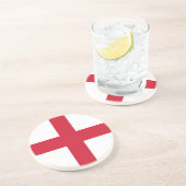 Onderzetter met vlag van Engeland (Zijkant)