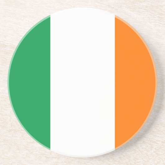 Onderzetter met vlag van Ierland (Voorkant)