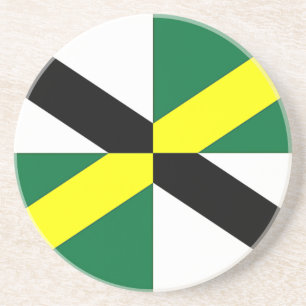 Onderzetter met vlag van Monterey, Californië, VS