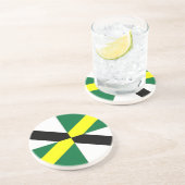 Onderzetter met vlag van Monterey, Californië, VS (Zijkant)