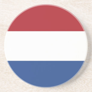 Onderzetter met vlag van Nederland