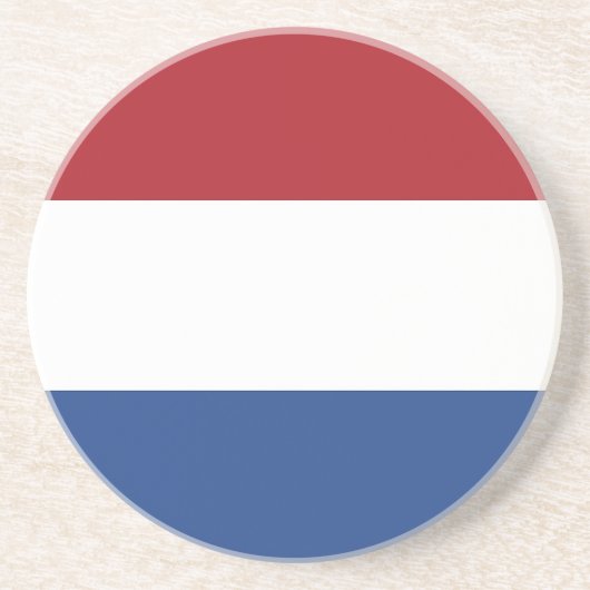 Onderzetter met vlag van Nederland (Voorkant)