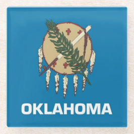 Onderzetter met vlag van Oklahoma State, Verenigde
