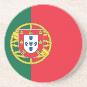Onderzetter met vlag van Portugal
