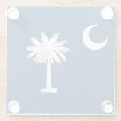 Onderzetter met vlag van South Carolina, Verenigde (Achterkant)