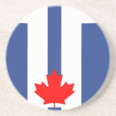 Onderzetter met vlag van Toronto, Canada (Voorkant)