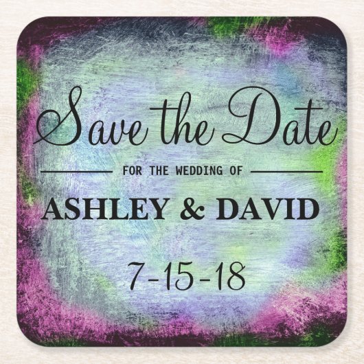 Onderzetter met zwarte ondergrond voor pastel (Voorkant)