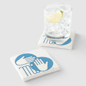 Onderzetter Michigan Hands (Zijkant)