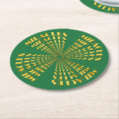 Onderzetter - MIRACLI in een Gold Star-ontwerp (Gebogen)