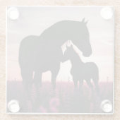 Onderzetter moeder en veulen (Achterkant)