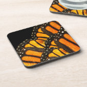 onderzetter monboogvlinder tegen zwarte vleugels (Linkerzijde)