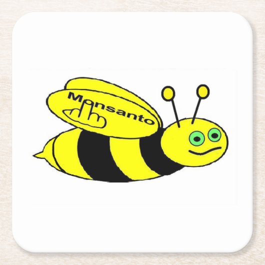 Onderzetter Monsanto Bee Flip (Voorkant)