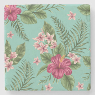 Onderzetter mooie Floral Sketch Stone