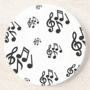 Onderzetter Muzieksleutels
