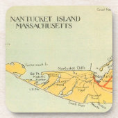  Onderzetter Nantucket Map (Voorkant)