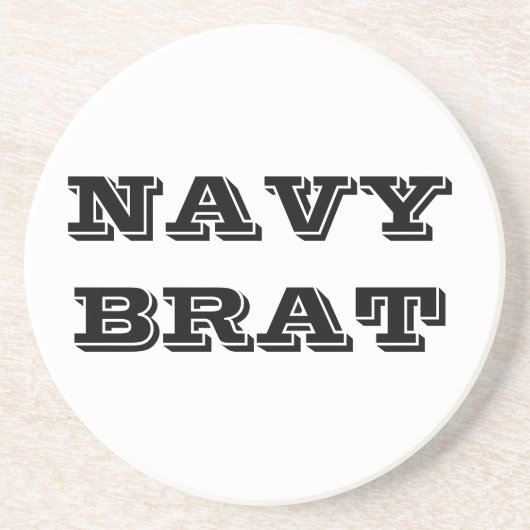 Onderzetter Navy Brat (Voorkant)