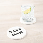 Onderzetter Navy Pap (Zijkant)