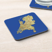Onderzetter Nederlandse kaart (Linkerzijde)