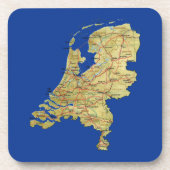 Onderzetter Nederlandse kaart (Voorkant)
